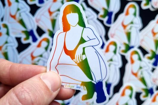 Sticker Attitude Rainbow