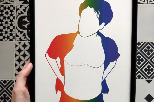 Identité cadre A4 rainbow