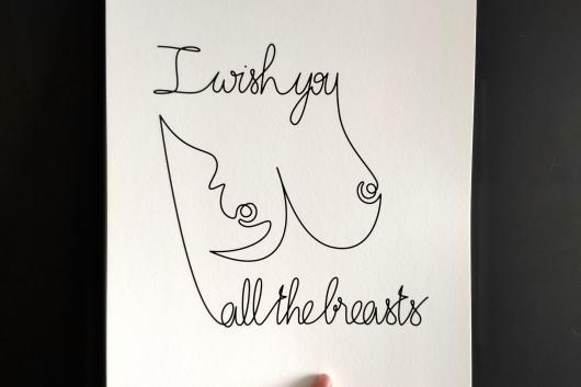 A3 I wish you all the breasts