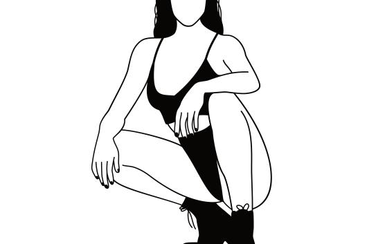Attitude noir