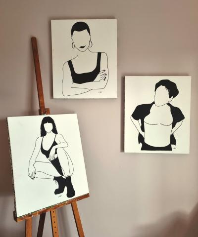 Triptyque Attitude - Rictus - Charlie